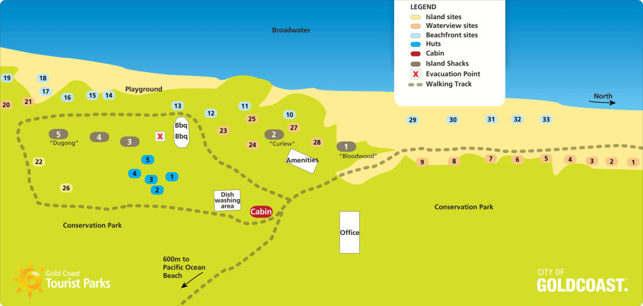 South Currigee Campground Map