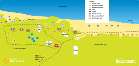 South Currigee Campground Map