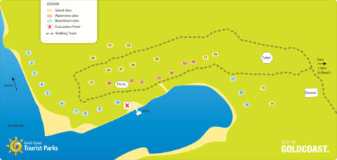 North Currigee Campground Map